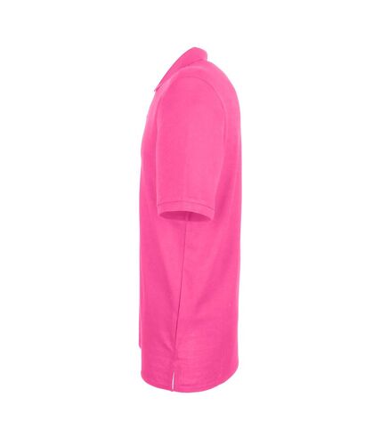 Polo à manches courtes homme fuchsia Henbury