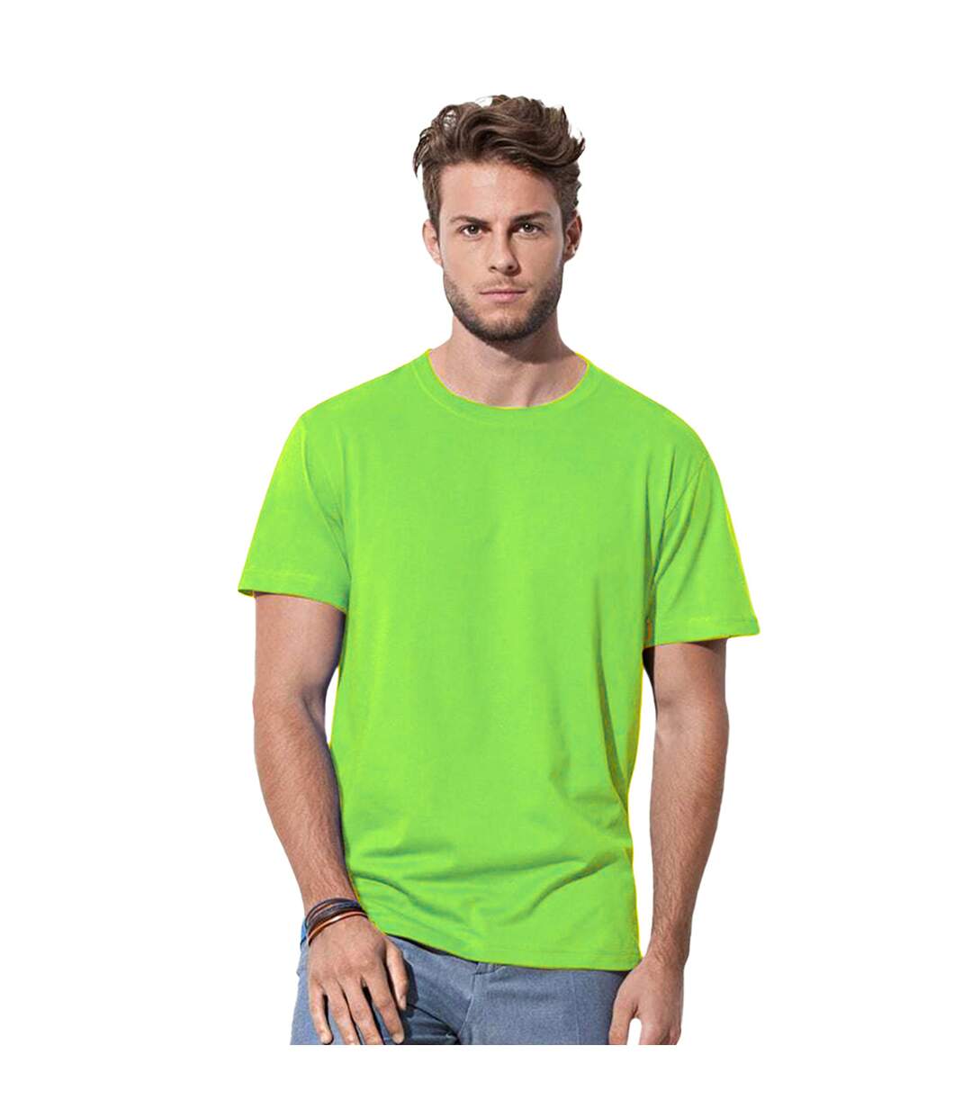 T-shirt bio homme jaune vif Stedman Stedman