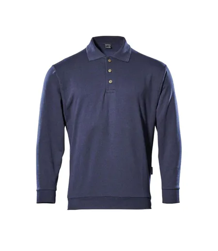 Polo Sweat Trinidad Crossover Homme Bleu Marine Mascot