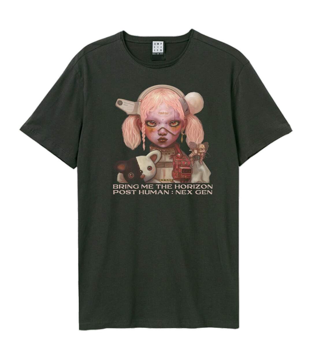T-shirt nex gen album cover adulte charbon Amplified-1
