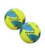 Ballon d´entraînement fusion fifa basic taille 3 jaune fluo / bleu sarcelle / cyan / rouge Precision