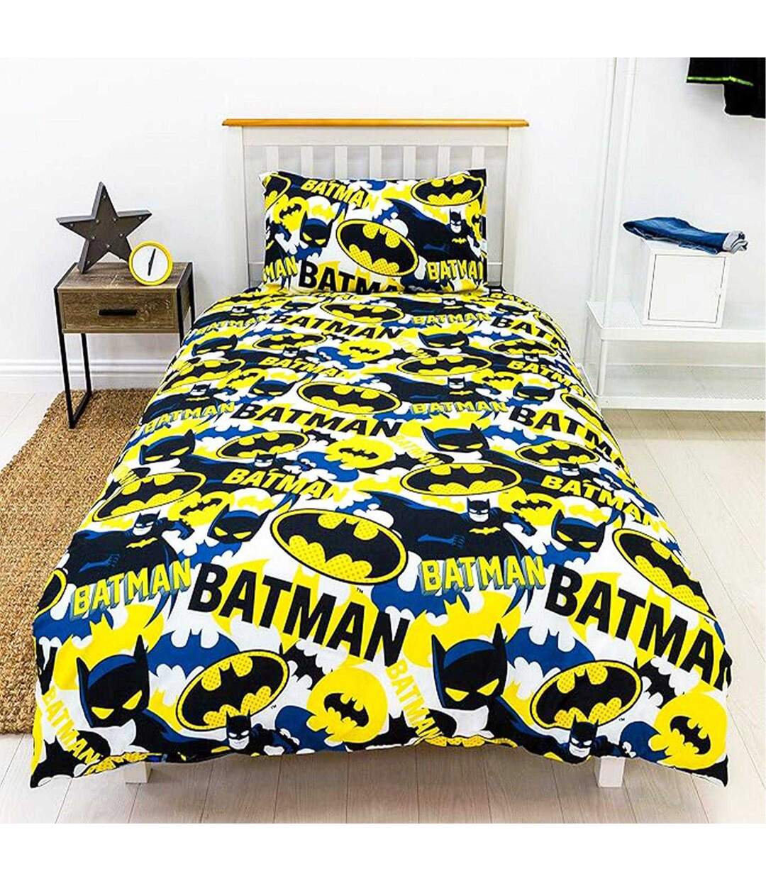 Camo Reversible Duvet Set Multicoloured Batman-4