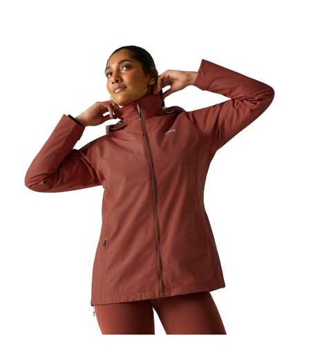 Veste Imperméable Daysha Femme Orange Rouge Regatta