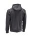 Sweat À Capuche Motif/style Uni Customised Homme Gris Pierre Mascot-2