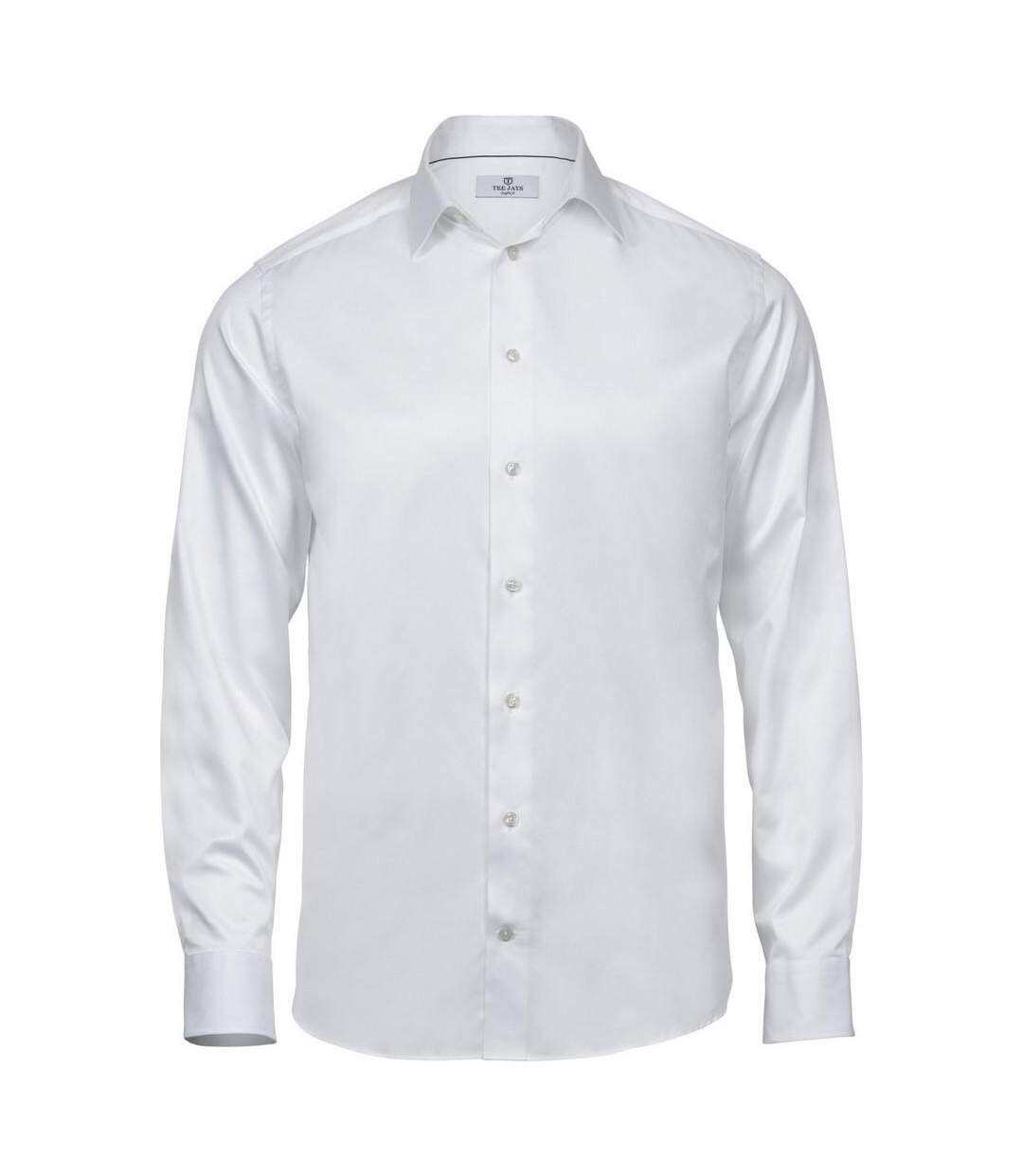 Chemise Luxury Homme Blanc Tee Jays-1