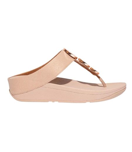 Sandales Style Scintillant Halo Femme Beige Fit Flop
