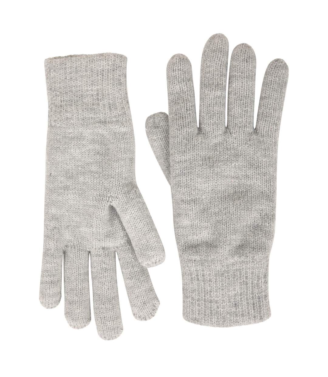 Ensemble bonnet et gants femme gris clair Mountain Warehouse