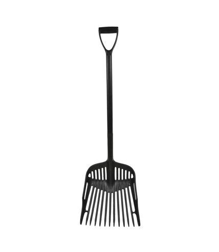 Harold Moore  Extended D-Grip Handle Shavings Fork (One Size) (Black) - UTTL1790