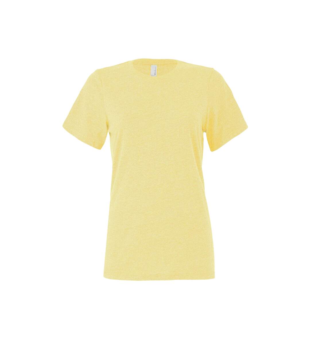 T-shirt Femme Jaune Pâle Bella + Canvas-2
