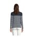 Womens/ladies Matelot Striped Long-sleeved T-shirt French Navy SOLS-2