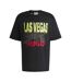 T-shirt Las Vegas Special Artwork Homme Noir Hugo-1