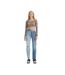 Womens/ladies 501 Original Jeans Two Tone Blue Indigo Levis-1