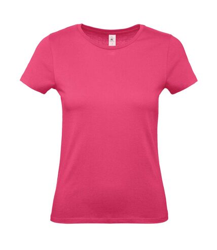 T-shirt #e150 femme fuchsia B&C