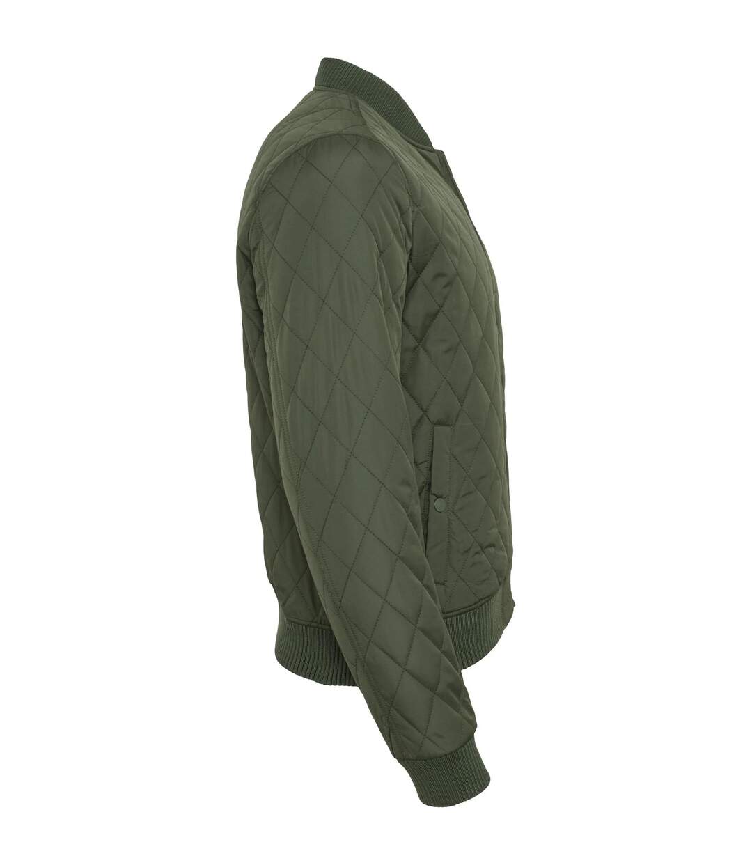 Doudoune Motif/style Losange Homme Olive Urban Classics-4