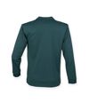 Henbury Mens Coolplus Moisture Wicking Long Sleeve Polo Shirt (Bottle) - UTRW4751