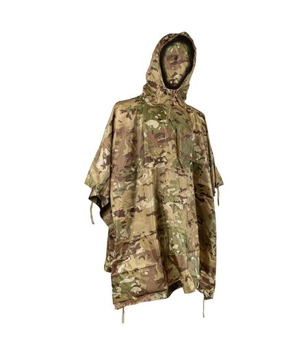 Poncho Motif/style Camouflage Adulte Vert Viper