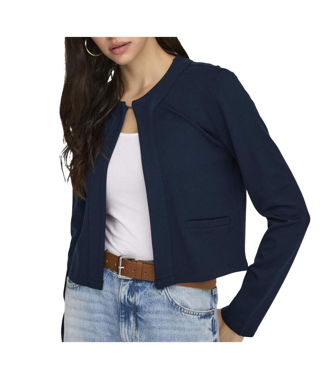 Gilet marine femme jdy new pretty-1