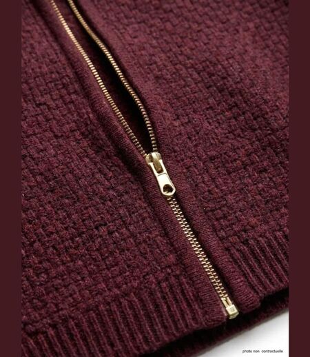 Cardigan Uni Femme Café (Réf. CAFE1)