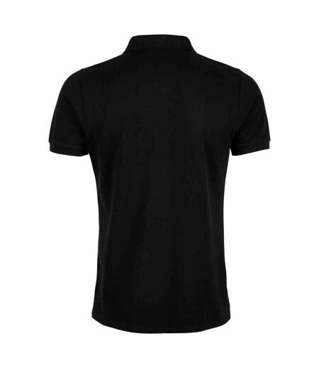 NEOBLU Mens Owen Pique Polo Shirt (Deep Black)