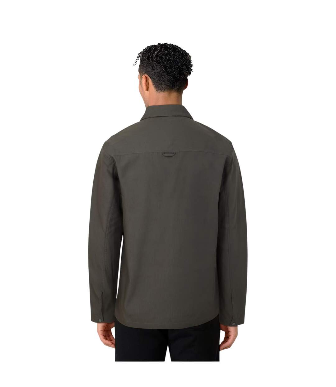 Mens Heavy Duty Shirt Jacket Gunmetal Lyle & Scott-4