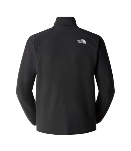 Veste Polaire Manches Raglan Glacier Homme Noir Gris The North Face
