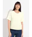 T-shirt maille reliéfée motif  écailles-1