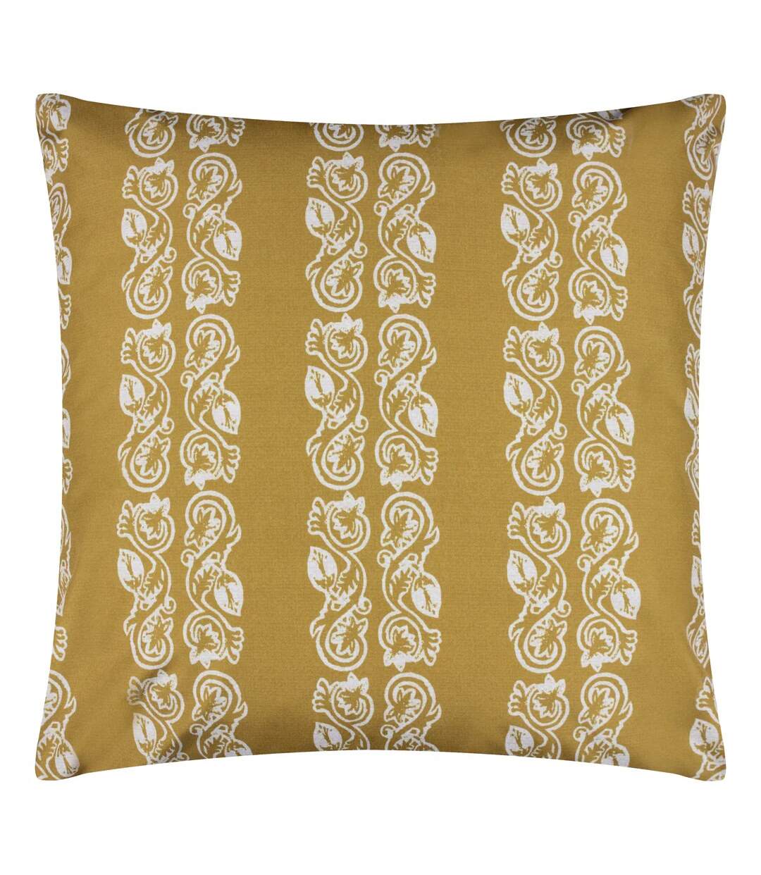 Kalindi stripe outdoor cushion cover 55cm x 55cm saffron Paoletti