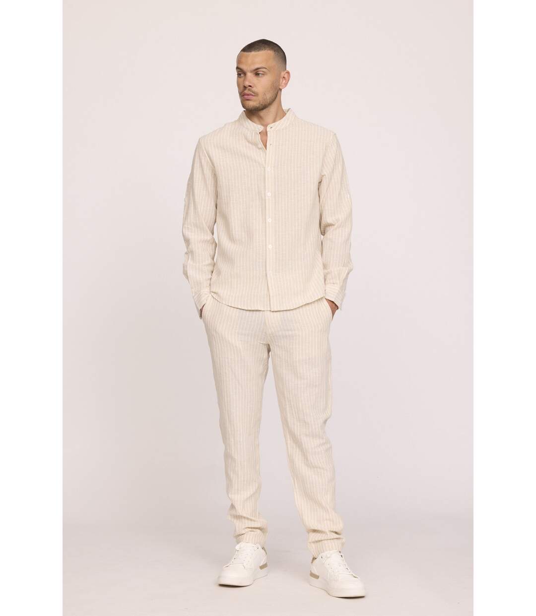 Pantalon GLANCE Mastic stripes-5