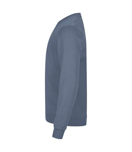 Unisex Adult Miami Round Neck Sweatshirt Steel Blue Clique