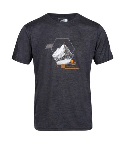 Regatta Mens Fingal VI Marl T-Shirt (India Grey) - UTRG7168