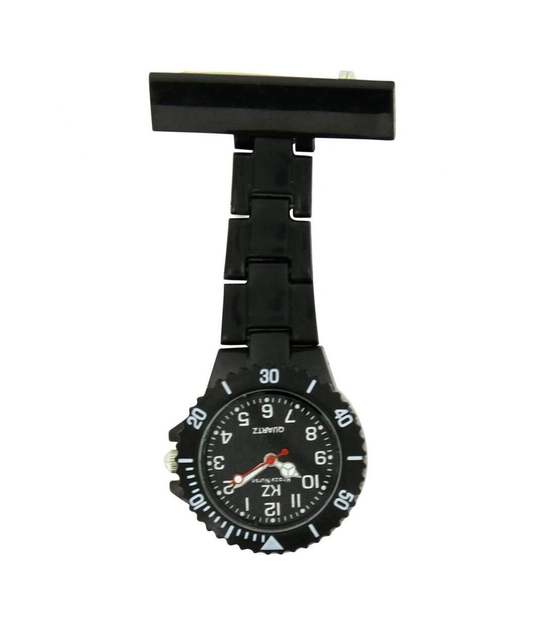 Montre infirmière Plastique Noir broche 120