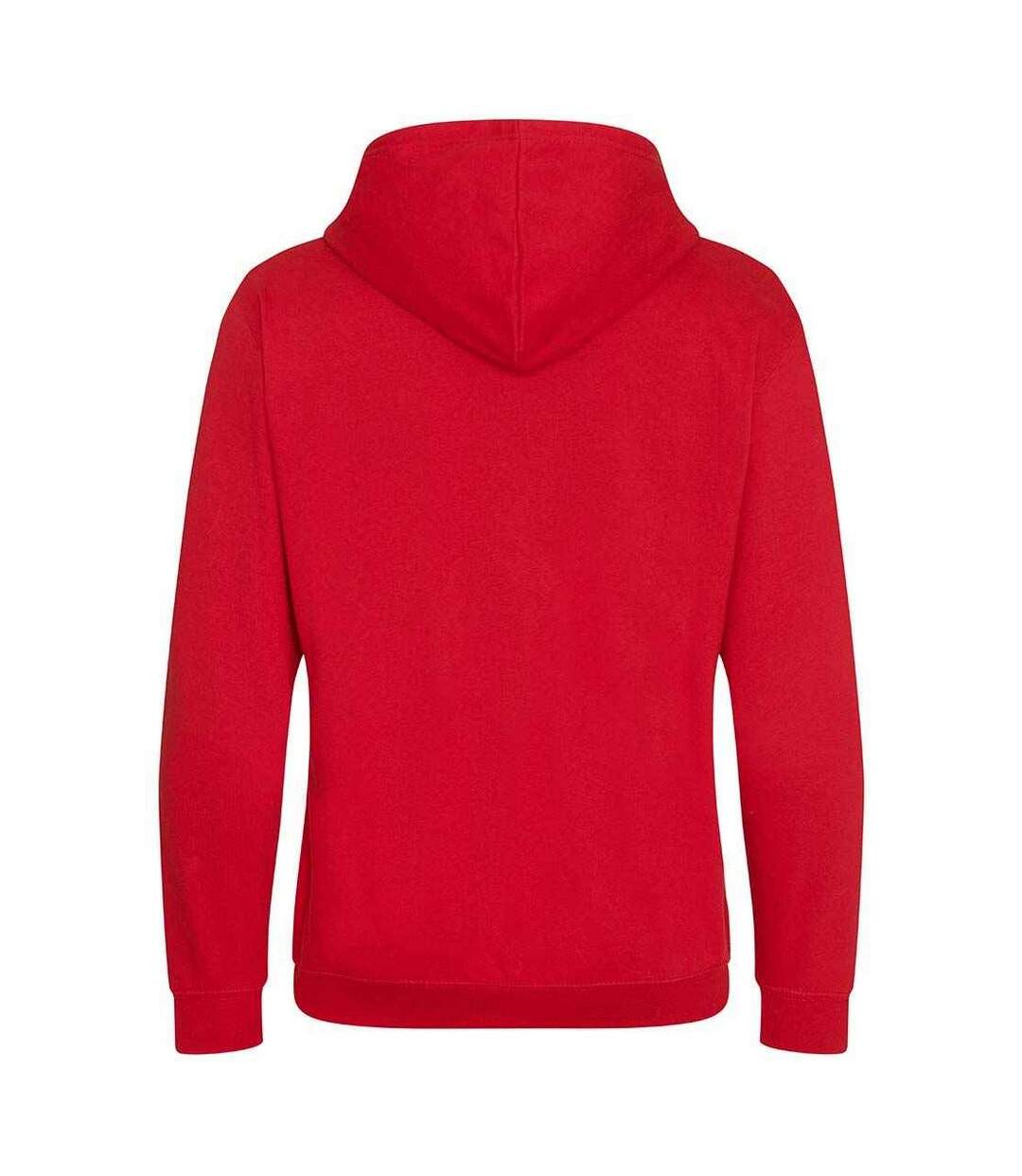 Veste à capuche varsity homme rouge feu / blanc Awdis-2