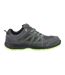 Mens suede trainers grey/green Centek