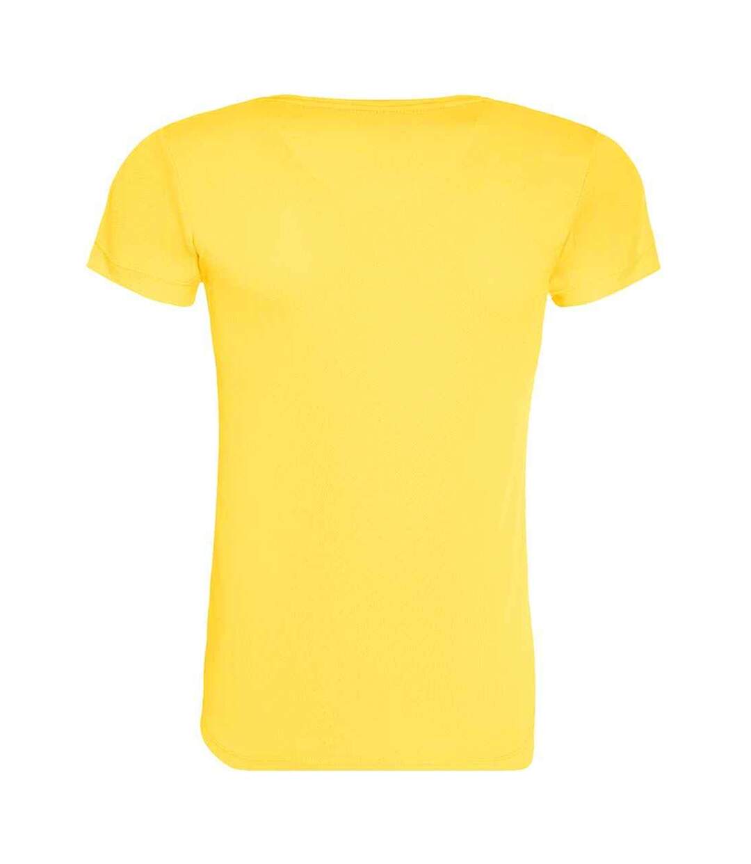 T-shirt cool femme jaune Awdis-2