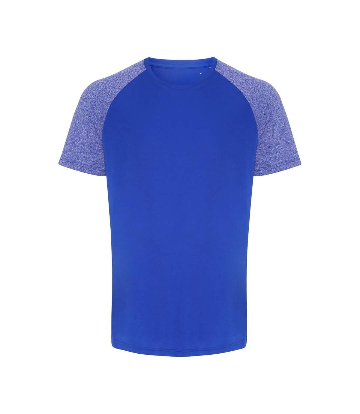 TriDri T-shirt Performance à manches contrastées pour hommes (Mélange royal/bleu) - UTRW6533