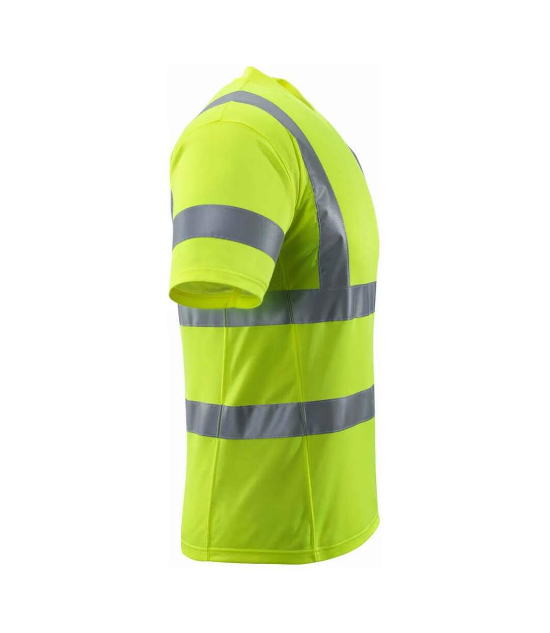 T-shirt Safe Classic Homme Jaune Fluo Mascot-4
