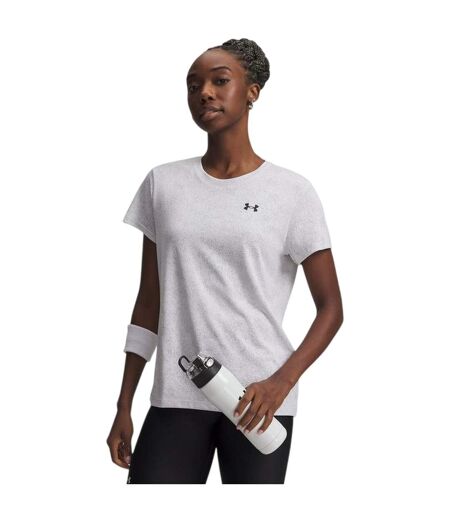 T-shirt Motif/style Tech Femme Blanc Under Armour