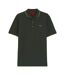 Polo Manches Courtes Motif/style Logo Brodé Homme Vert Hugo-1