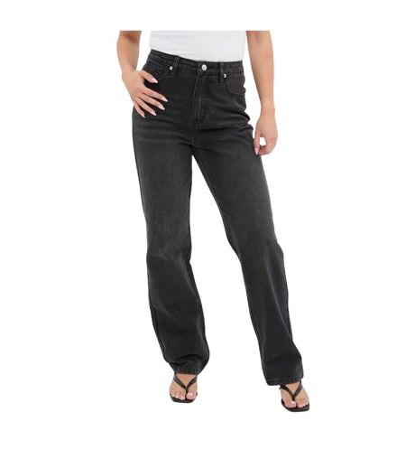 Womens/ladies Denim Jeans Black I Saw It First