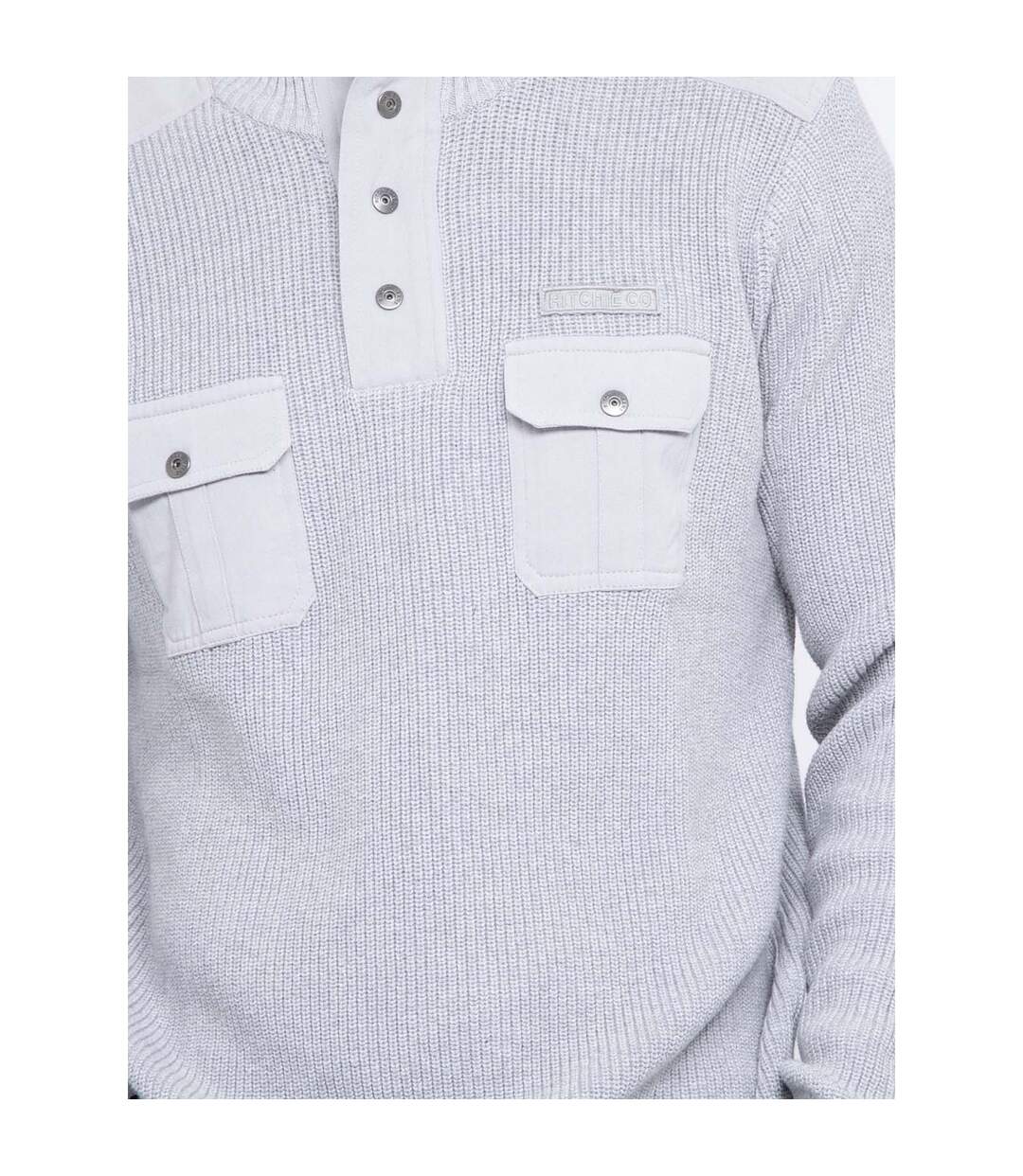 Pull col montant boutonné LOGANI-3