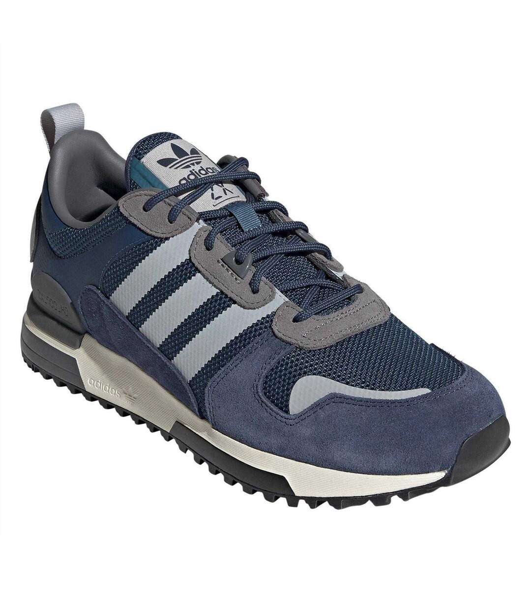 Mens Zx 700 Hd Suede Low Trainers Grey Adidas-1