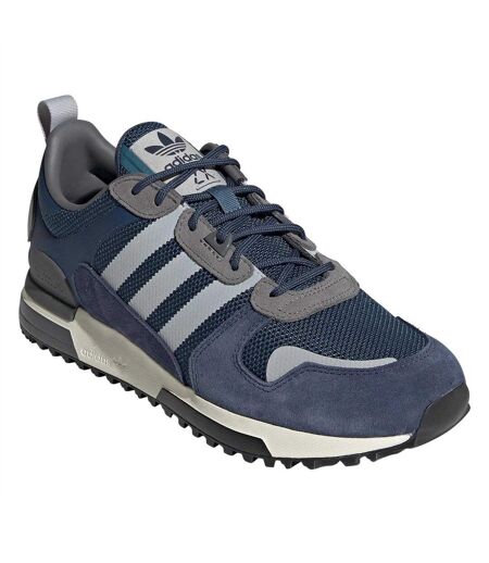 Mens Zx 700 Hd Suede Low Trainers Grey Adidas