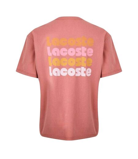 T-shirt Motif/style Imprimé Effect Ombr Homme Rouge Lacoste