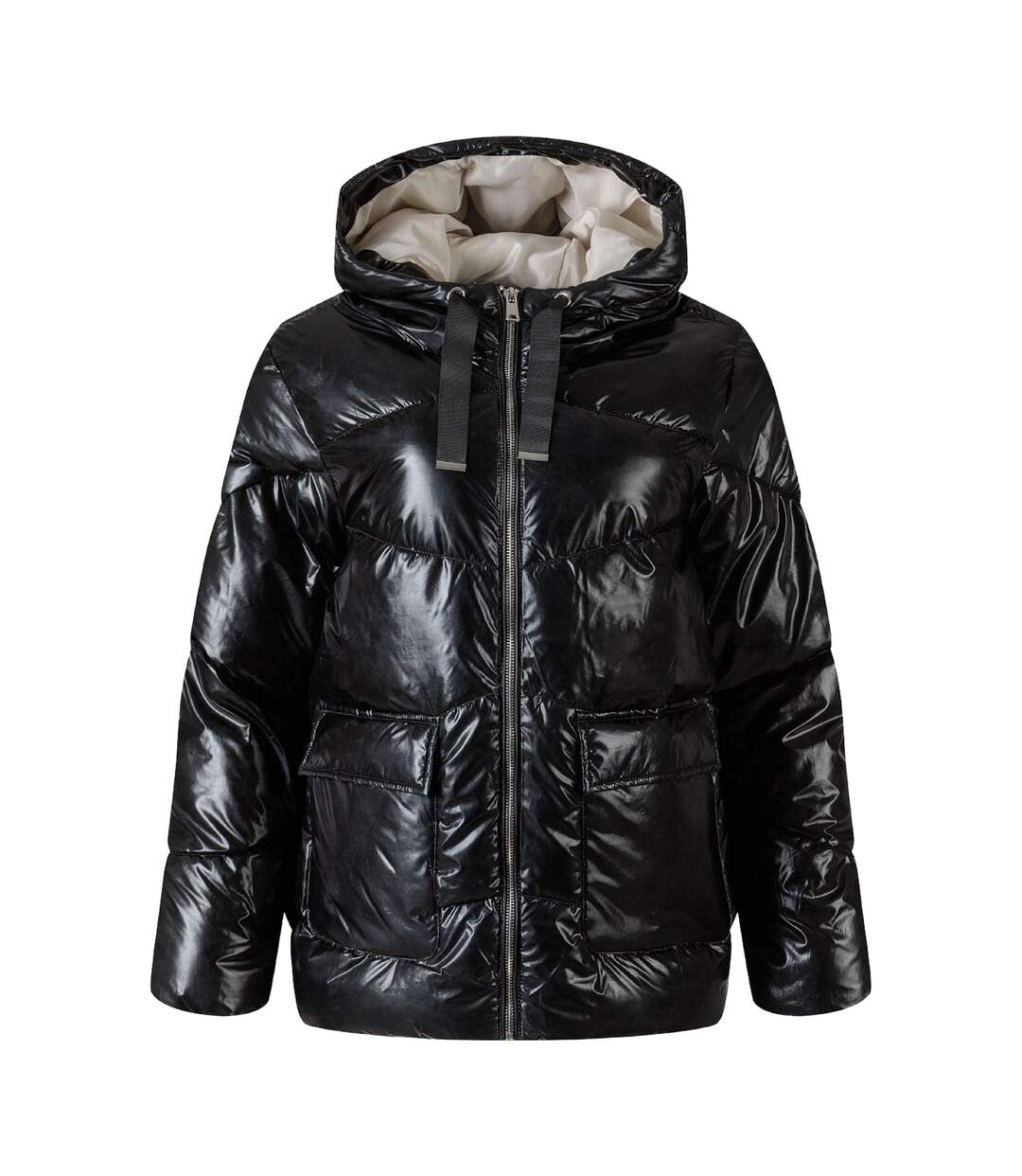 Doudoune Matelassée Motif/style Matelassé Femme Noir Minoti-2