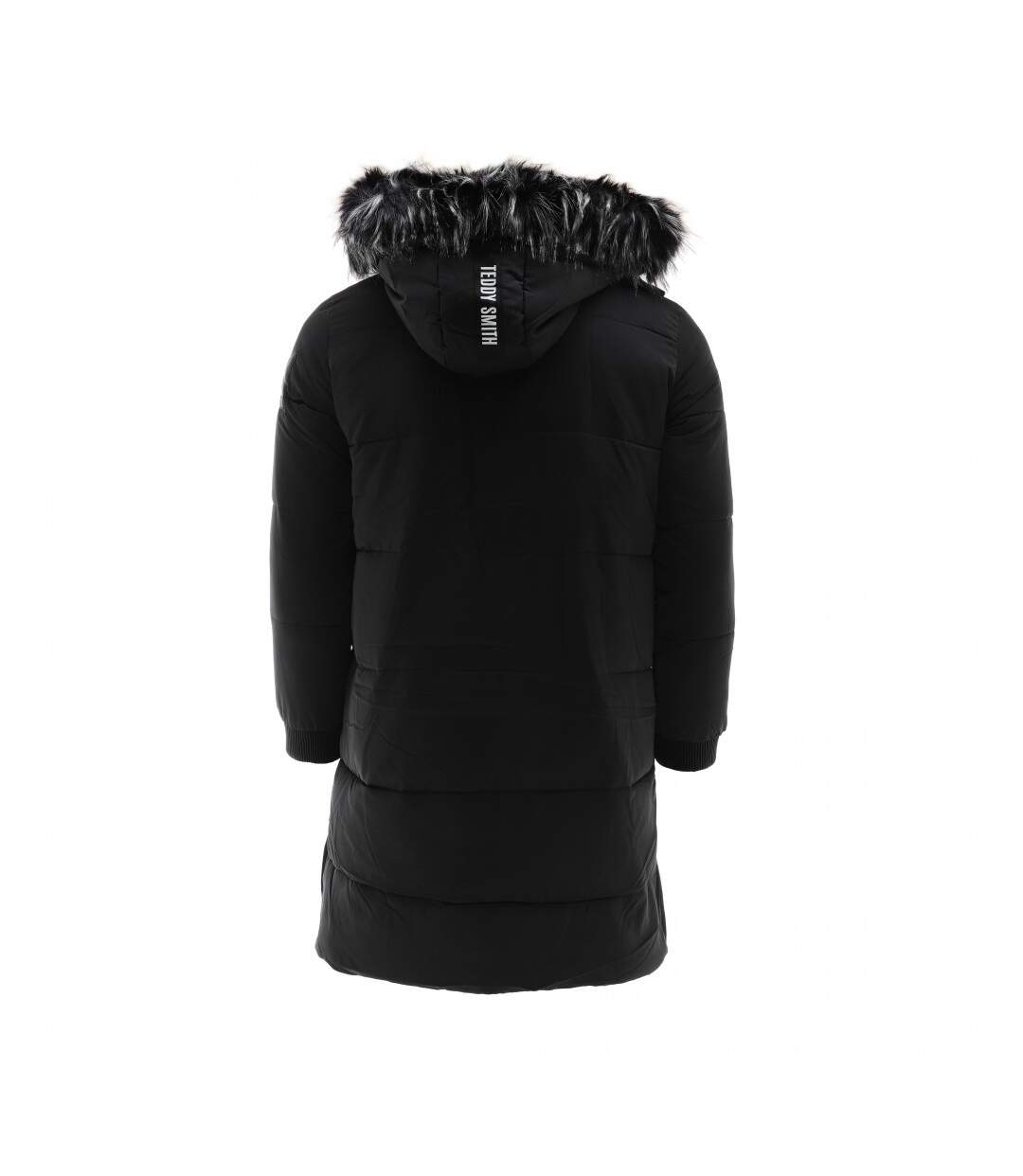 Doudoune longue noire femme Teddy Smith Lina | Atlas For Men Doudoune longue noire femme Teddy Smith Lina – achat pas