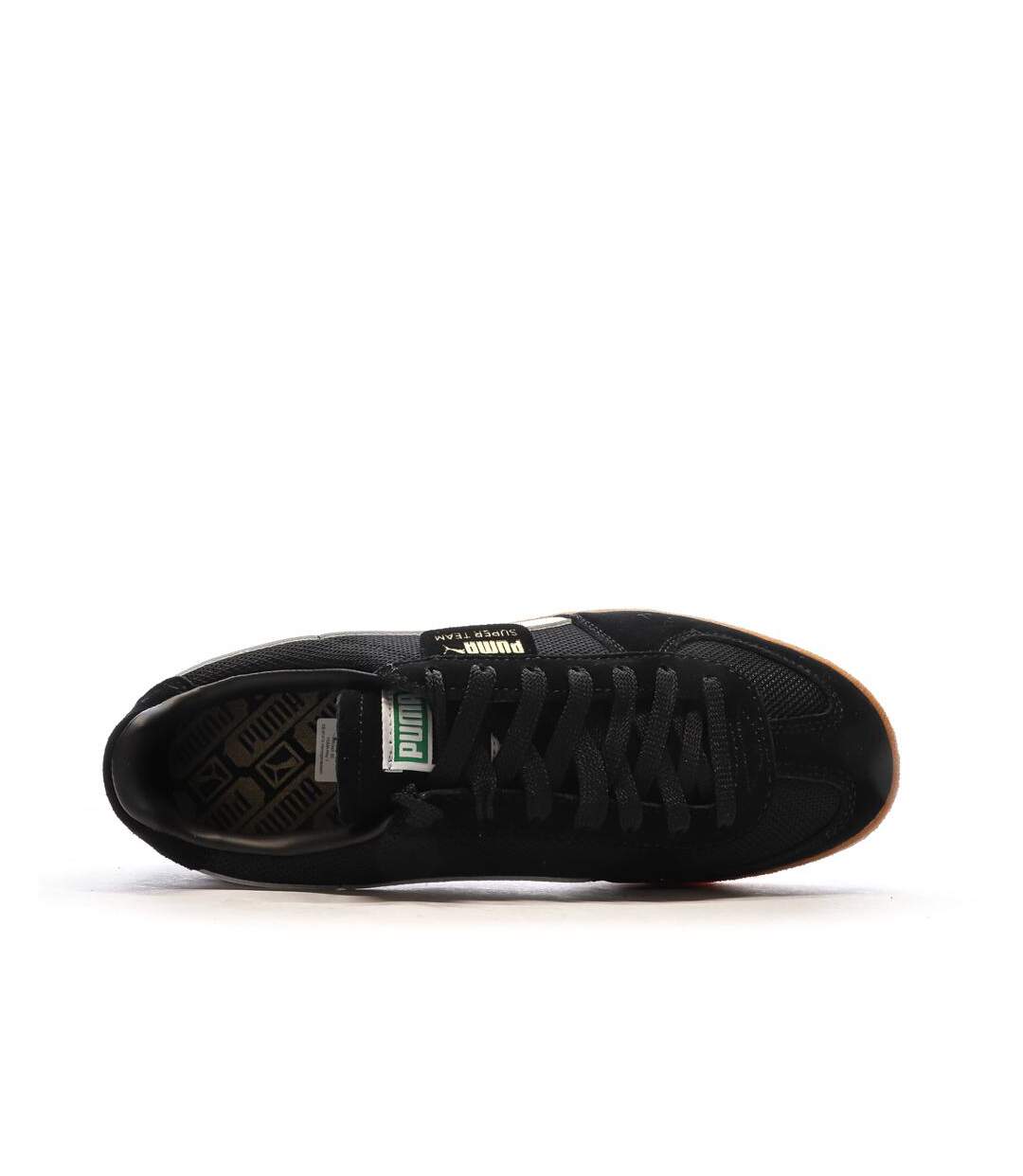 Baskets noires/blanches homme puma super team-4