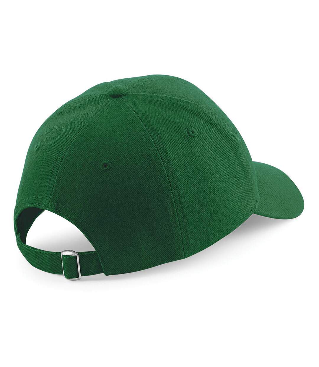 Casquette de baseball 100% coton épais adulte unisexe vert forêt Beechfield-2