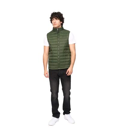 Mens Earlam Gilet Olive Bewley & Ritch