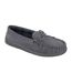 Chaussons mocassins adie homme gris Mokkers