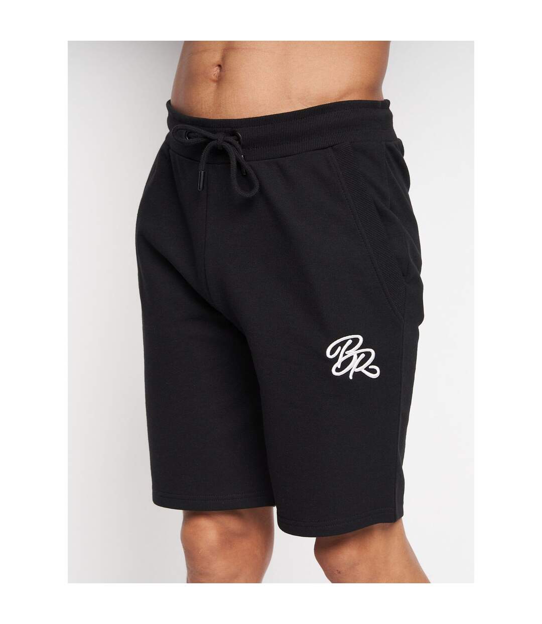 Short de jogging mykar homme noir Born Rich-1